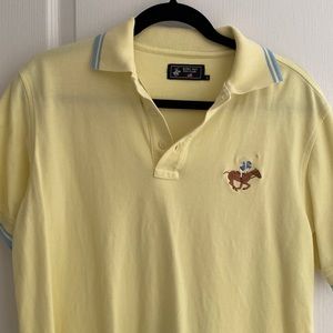 Beverly Hills Polo Club - Yellow Polo Shirts size L
